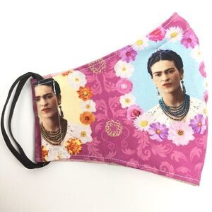 2/$15 - Frida Mask, Face Mask, Pink Frida Kahlo, Filti Filter‎